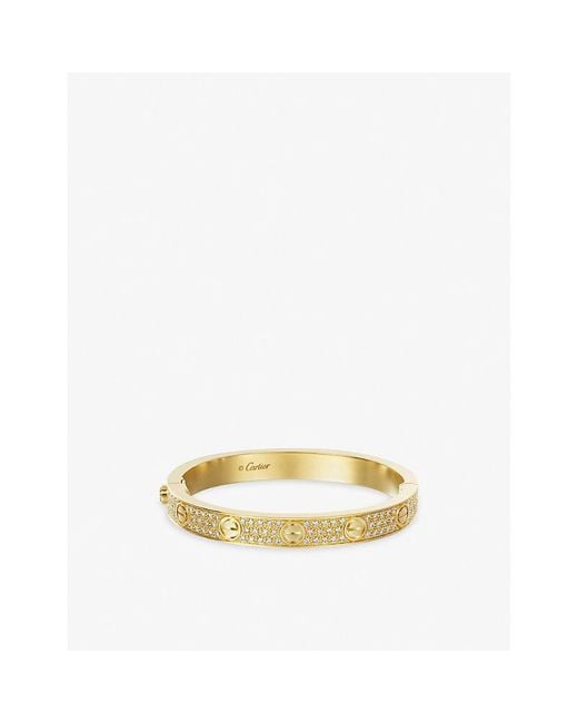 Cartier Natural Love 18ct Yellow-gold And 204 Diamonds Bracelet
