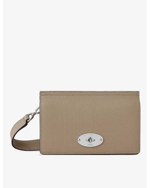 Mulberry Natural East West Antony Leather Cross-body Bag