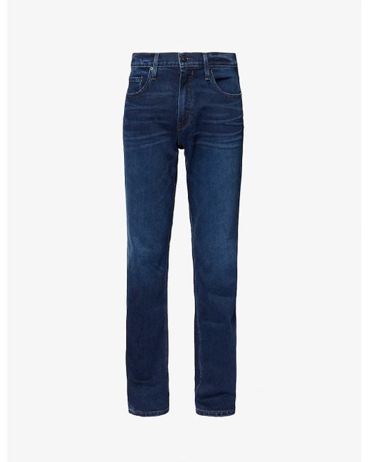 PAIGE Blue Doheny Icon Wide-leg Mid-rise Stretch-denim Jeans for men