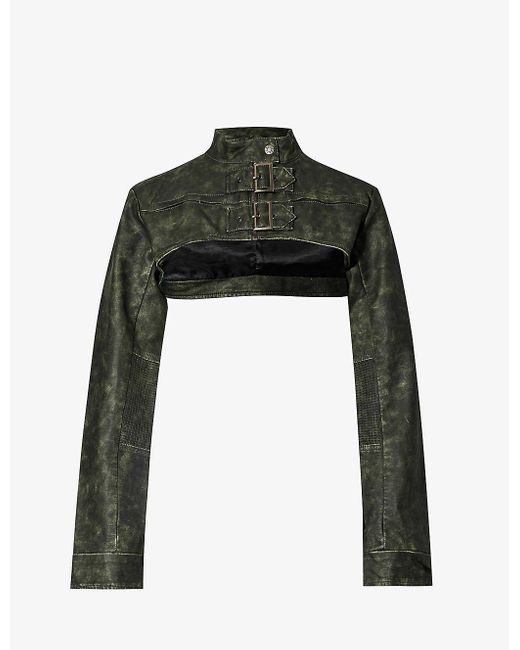 Jaded London Black Assassin High-neck Regular-fit Woven Jacket