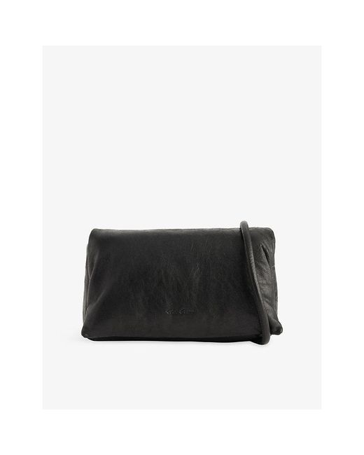 Rick Owens Black Pillow Leather Shoulder Bag