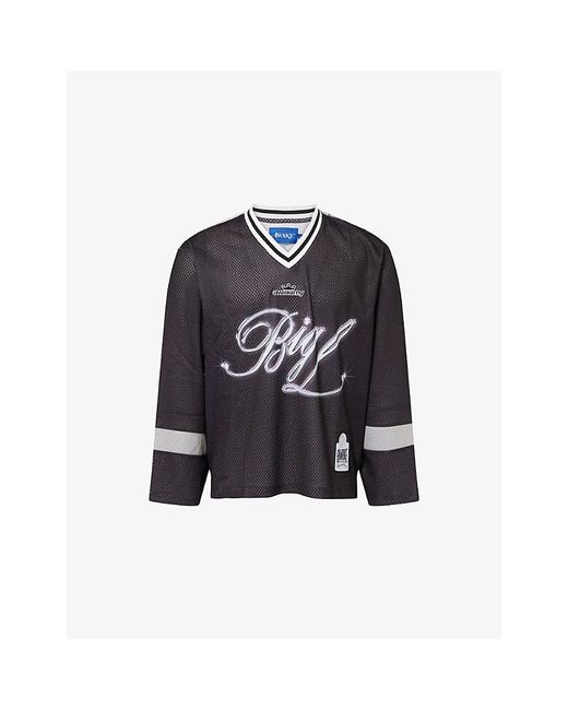 AWAKE NY Blue Awake Big Football Jersey Top for men