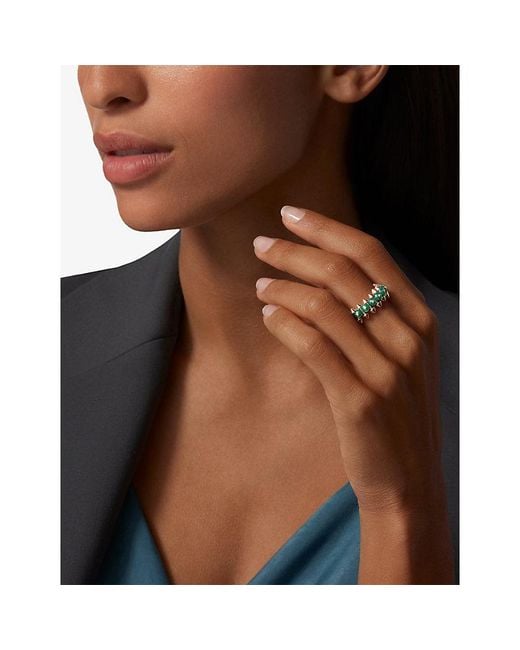 Cartier White Clash De 18Ct Rose- And Dyed Agate Ring