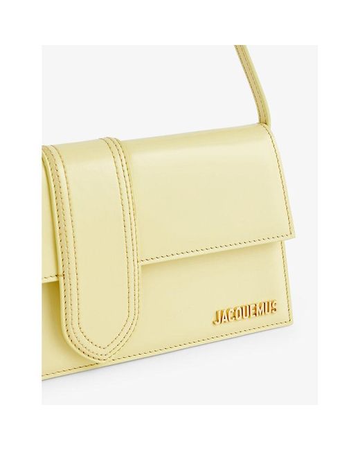 Jacquemus Yellow Le Bambino Long Leather Shoulder Bag