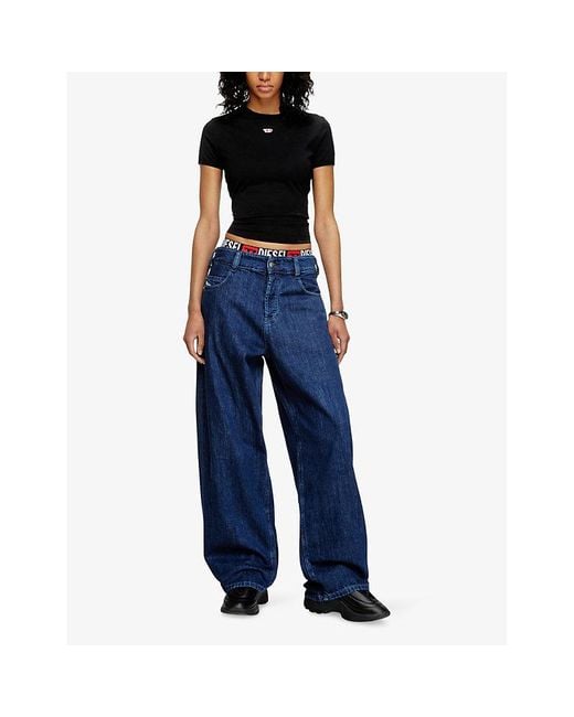 DIESEL Blue 1997 D-Enim Relaxed-Fit Denim Jeans for men