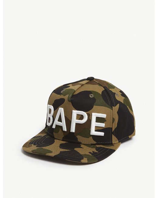 Camo bape cheap hat