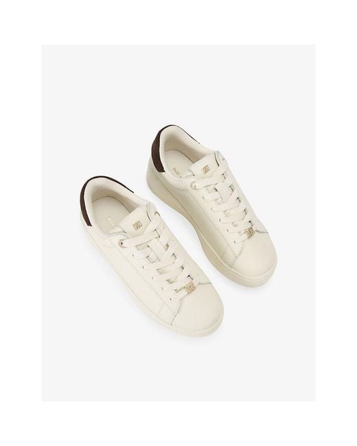 KG by Kurt Geiger White Logic Suede Trainers