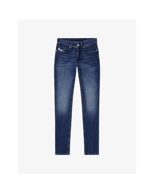 DIESEL Blue 1979 Sleenker 0Adbf Skinny-Fit Denim Jeans for men