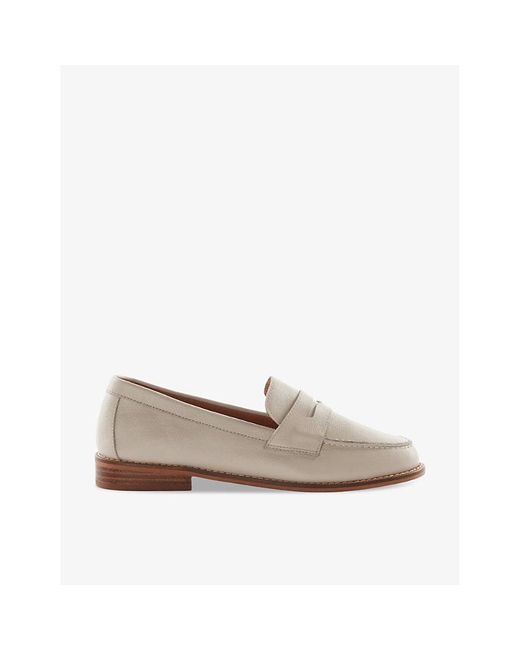 Dune Multicolor Ginelli Penny Leather Loafers