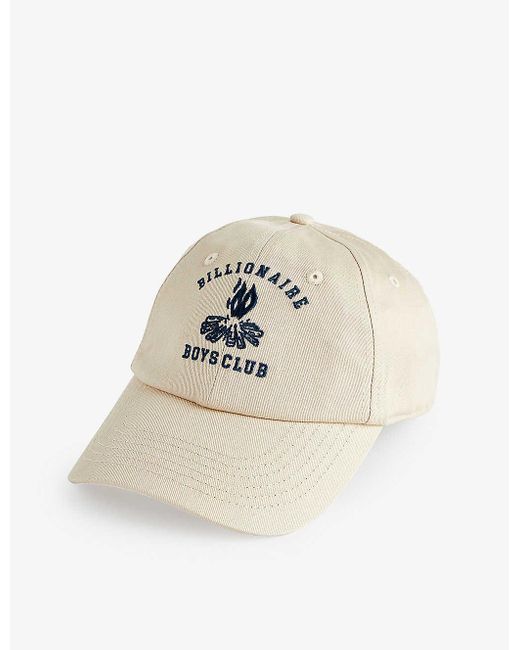 BBCICECREAM Natural Campfire Brand-embroidered Cotton-twill Cap for men