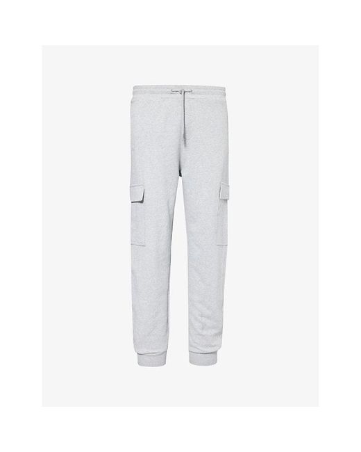 GYMSHARK Gray Rest Day Tapered-leg Cotton-jersey jogging Bottoms X for men