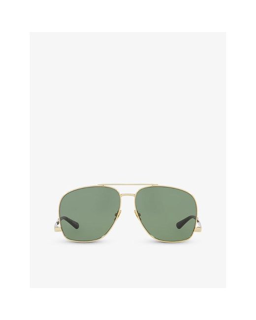 Saint Laurent Green Sl 653 Leon Sunglasses