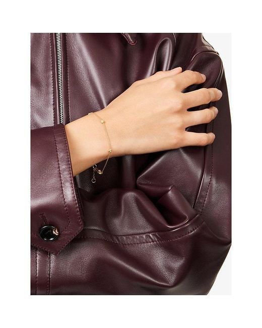 Bottega Veneta Metallic Knot 18Ct-Plated Sterling Bracelet