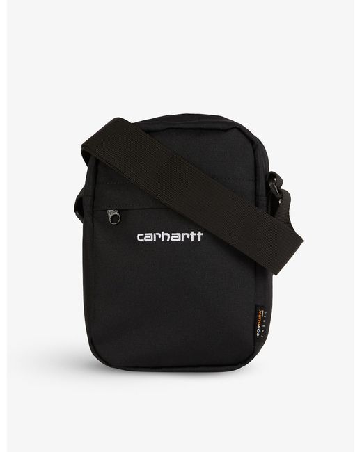Carhartt WIP Mens Black / White Payton Woven Cross-body Bag for men