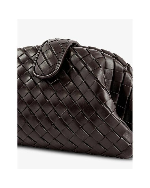 Bottega Veneta Black Lauren Leather Shoulder Bag