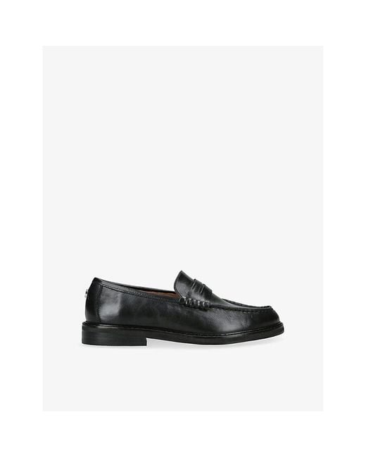 Steve Madden Black Madison Leather Shoes
