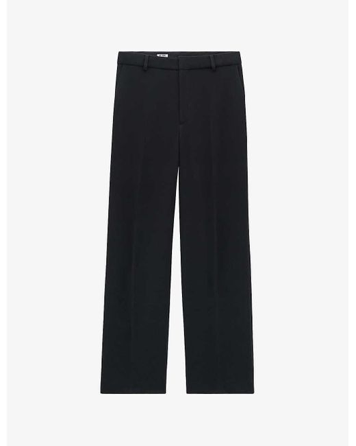 Filippa K Black Hutton Tailored-leg Low-rise Woven Trousers