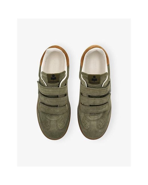 Isabel Marant Green Beth Suede Trainers