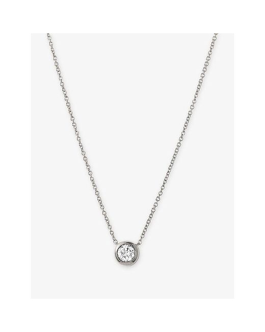 MEJURI Metallic Large 14Ct And 0.23Ct Diamond Necklace