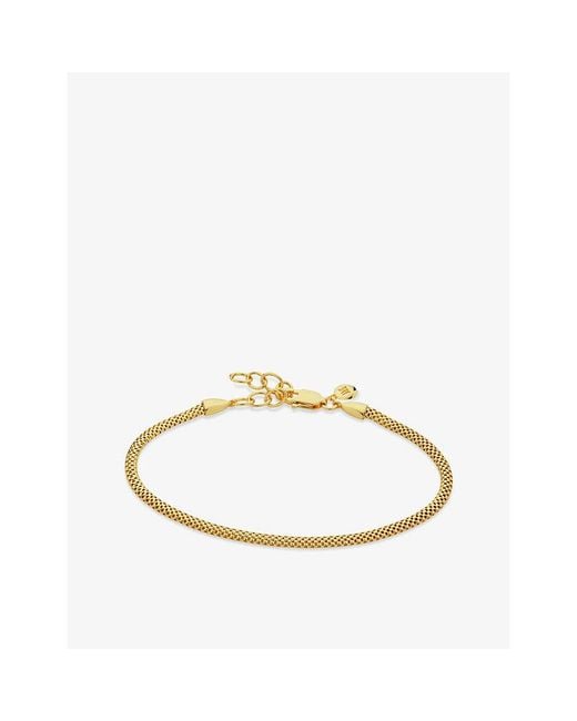 Monica Vinader Metallic Heirloom 18Ct- Plated Vermeil Sterling- Bracelet