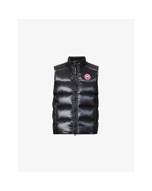 Canada Goose Black Cypress Padded Nylon-Down Gilet