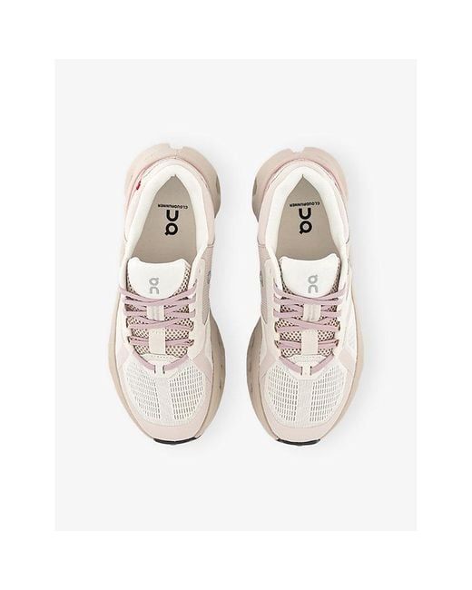 On Shoes White Cloudrunner 2 Mesh Trainers