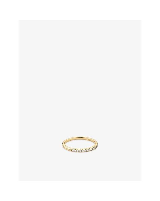 MEJURI Metallic Diamonds Team 14Ct And 0.14Ct Diamond Ring