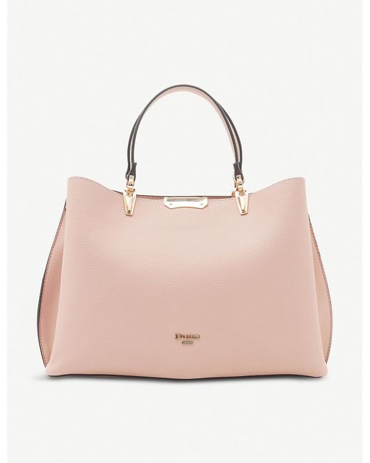 Dune Pink Darrow Faux-leather Tote Bag