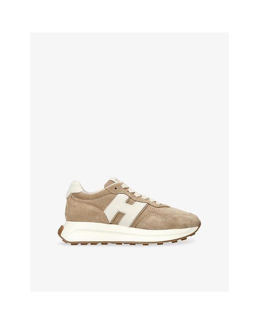 Hogan Natural Allacciato H641 Suede Trainers