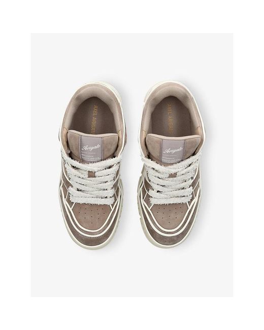 Axel Arigato Natural Area Suede And Mesh Trainers for men