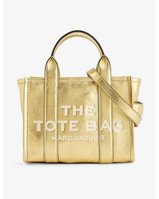 Marc Jacobs Metallic The Leather Small Tote Bag