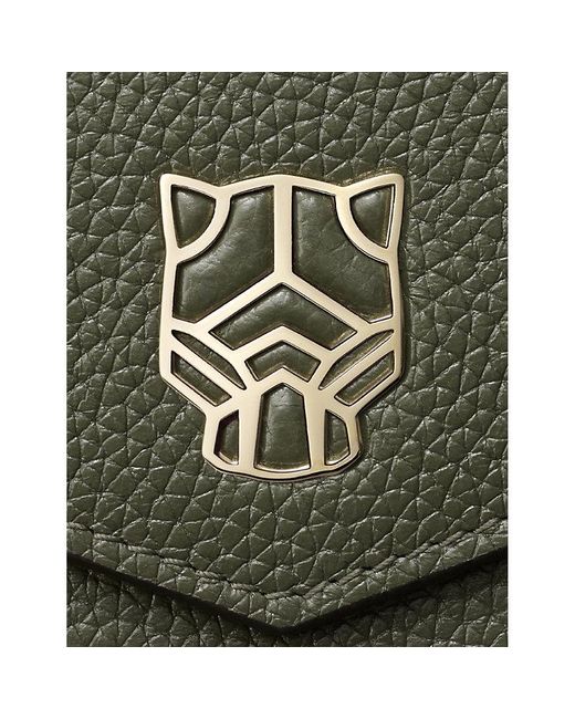 Cartier Green Panthère Graphique De Mini Leather Wallet