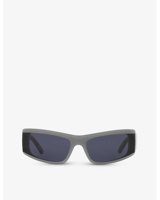 Balenciaga Blue 6e000315 Bb0301s Cat-eye Frame Acetate Sunglasses