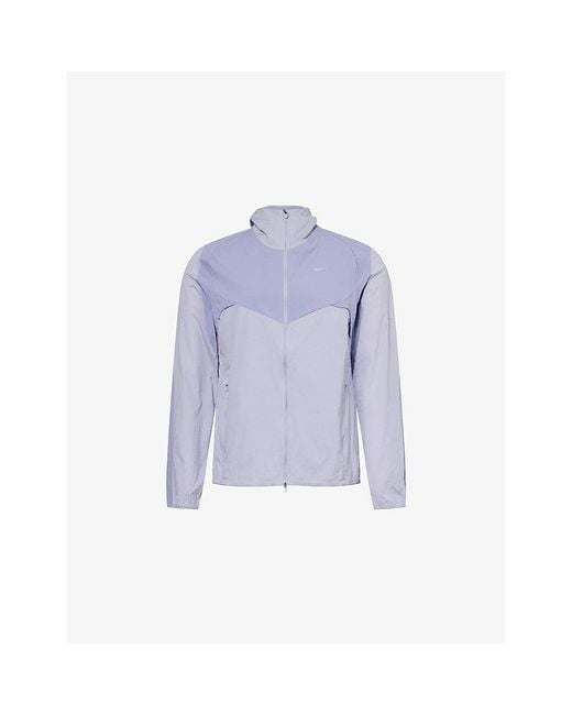 Nike Blue Stride Plus Repel Running Jacket for men