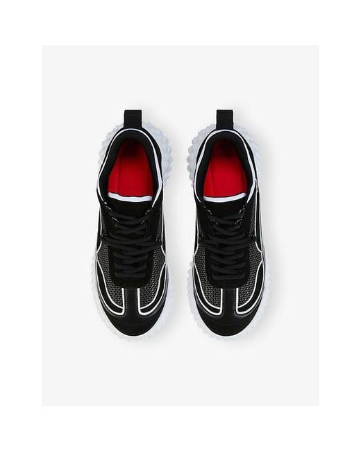 Christian Louboutin Black Mara Mesh Trainers