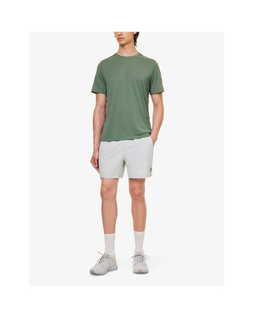 vuori White Kore Elasticated-waist Regular-fit Stretch-recycled-polyester Blend Shorts for men