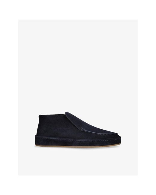 Aurélien Blue Voyager City Suede Loafers for men