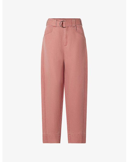 Soeur Pink Volage High-rise Relaxed-fit Denim Jeans