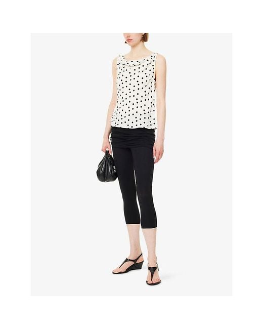 Samsøe & Samsøe White Sapoppy Polkadot Woven Top