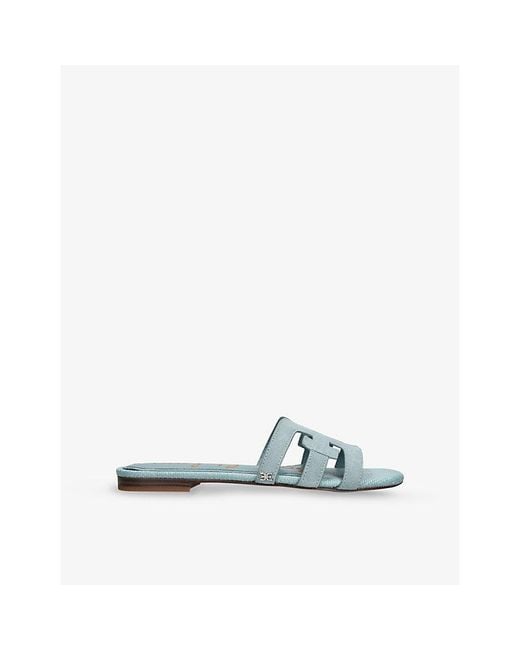 Sam Edelman Blue Bay Suede Sandals