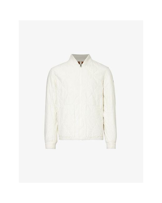 Polo Ralph Lauren White Gunner Brand-patch Relaxed-fit Cotton And Recycled-nylon-blend Jacket X for men