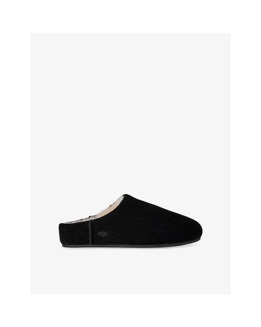 Ugg Black Elea Suede Slippers