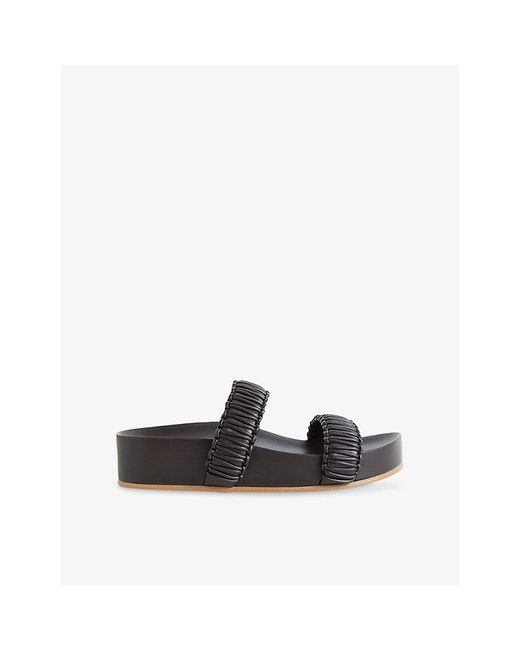 Joseph Black Isha Leather Sandals