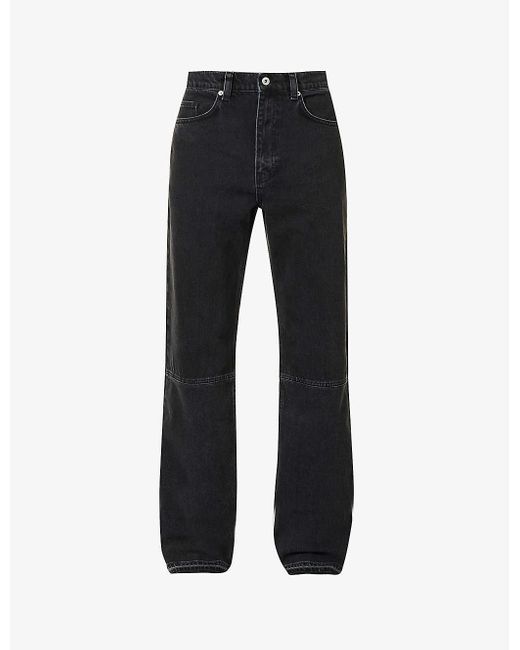 Axel Arigato Archive Midrise Cottondenim Jeans in Black for Men Lyst
