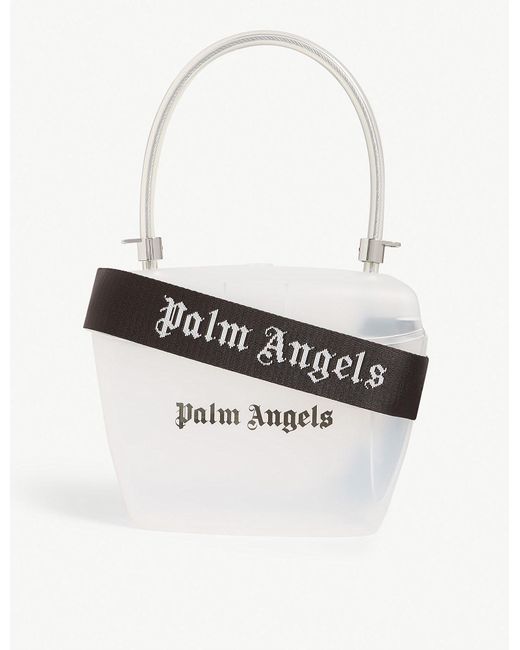 Palm Angels White Padlock Cross-body Bag