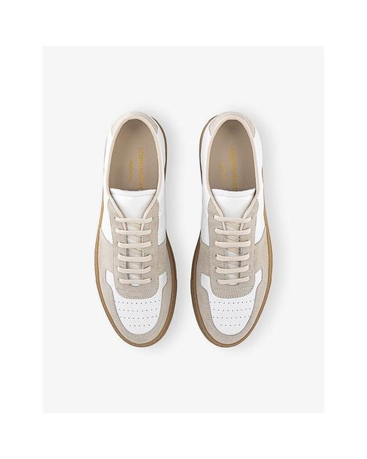 Common Projects White Bball Duo Low-Top Leather Trainers for men
