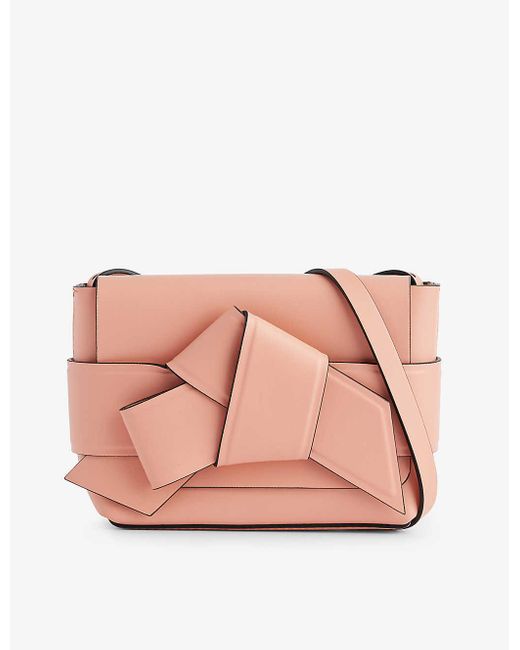Acne Pink Masubi Mini Leather Cross-body Bag