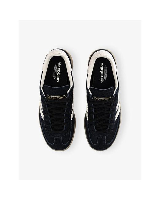 Adidas Black Handball Spezial Suede Trainers