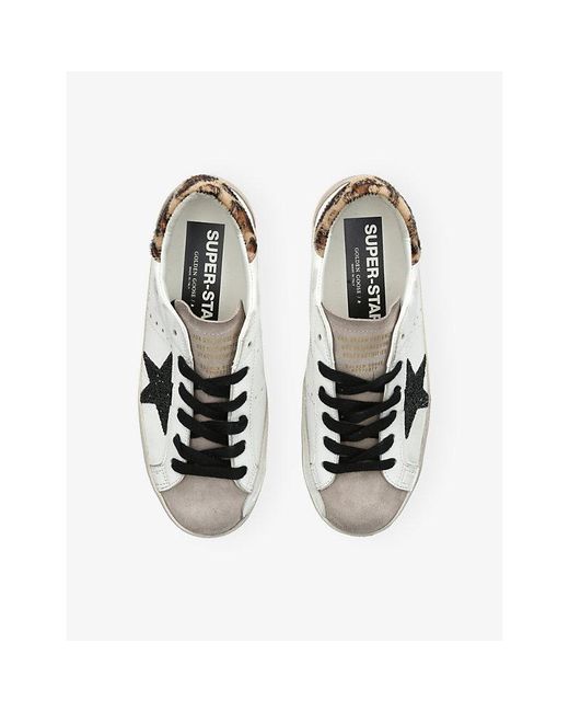 Golden Goose Deluxe Brand White Super Star 12353 Leather Trainers