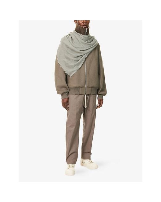 Rick Owens Brown Bela Straight-Leg Cotton Trousers for men
